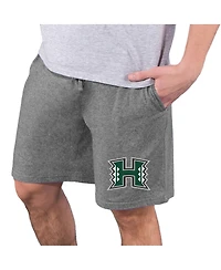 Concepts Sport Men's Charcoal Hawaii Warriors Quest Knit Jam Shorts
