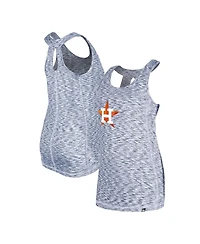 New Era Women's Navy Houston Astros Space Dye Keyhole Back Tank Top
