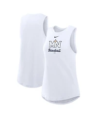 Nike Women's White Minnesota Twins City Connect Tricode High Neck Dri-fit Tank Top