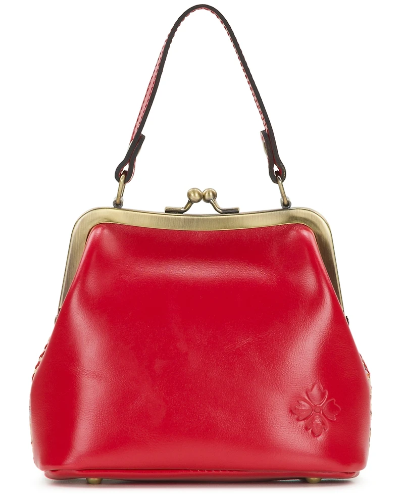 Patricia Nash Laureana Mini Raffia Kisslock Crossbody Bag