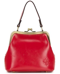 Patricia Nash Laureana Mini Raffia Kisslock Crossbody Bag