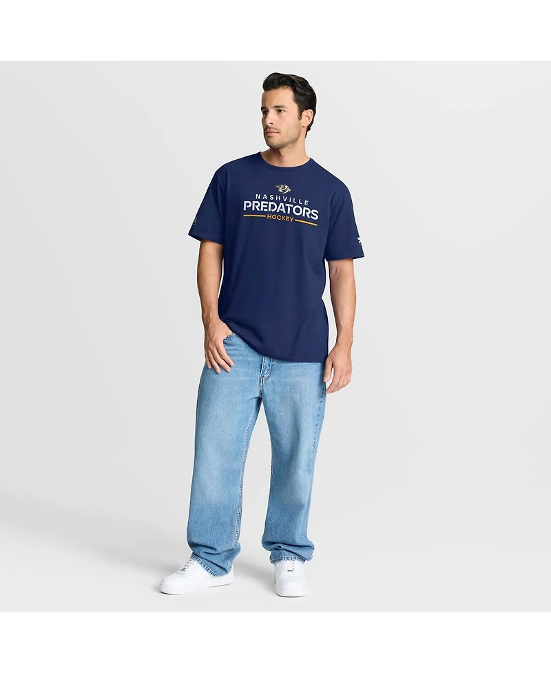 Fanatics Men's Navy Nashville Predators Authentic Pro Primary T-Shirt