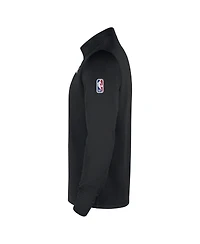 Nike Men's Black Portland Trail Blazers 2025/26 City Edition Remix Authentic Coaches Dri-fit Half-Zip Sweatshirt