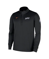 Nike Men's Black Phoenix Suns 2025/26 City Edition Remix Authentic Coaches Dri-fit Half-Zip Sweatshirt