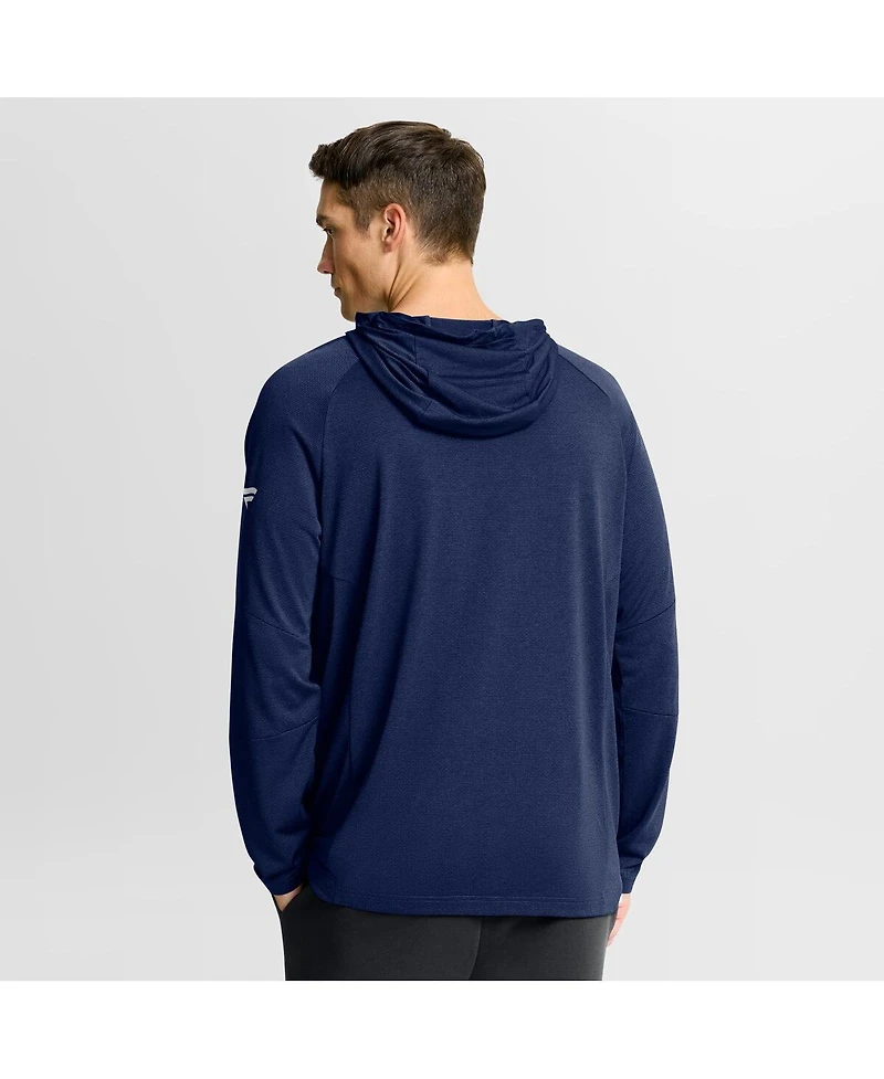 Fanatics Men's Navy Florida Panthers Authentic Pro Rink Raglan Hoodie