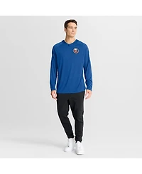 Fanatics Men's Royal New York Islanders Authentic Pro Rink Raglan Hoodie