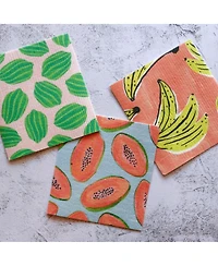 Supra Endura Swedish Dishcloth in Fruit Print, 3-pack