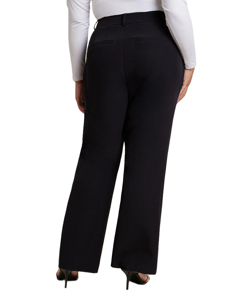 Eloquii Women's Flare Leg Trouser