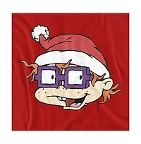 Rugrats Men's Chuckie Santa Hat T-Shirt