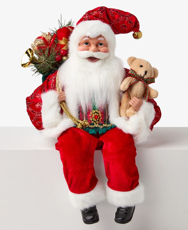 Holiday Lane Heritage Sitting Santa, Macy's Exclusive