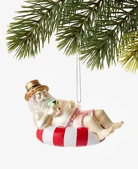 Holiday Lane Florida Glass Beach Santa Ornament, Macy's Exclusive