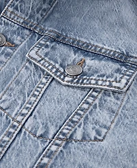 abercrombie kids Boys' Hooded Denim Jacket