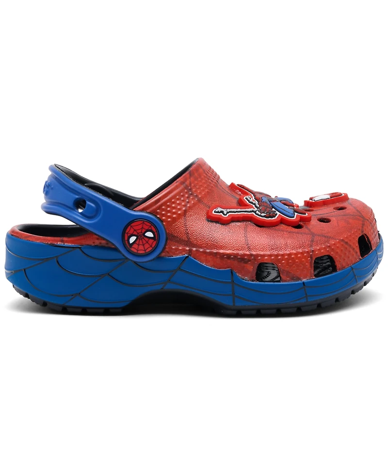 Crocs Little Kids Spider-Man Classic Clogs from Finish Line