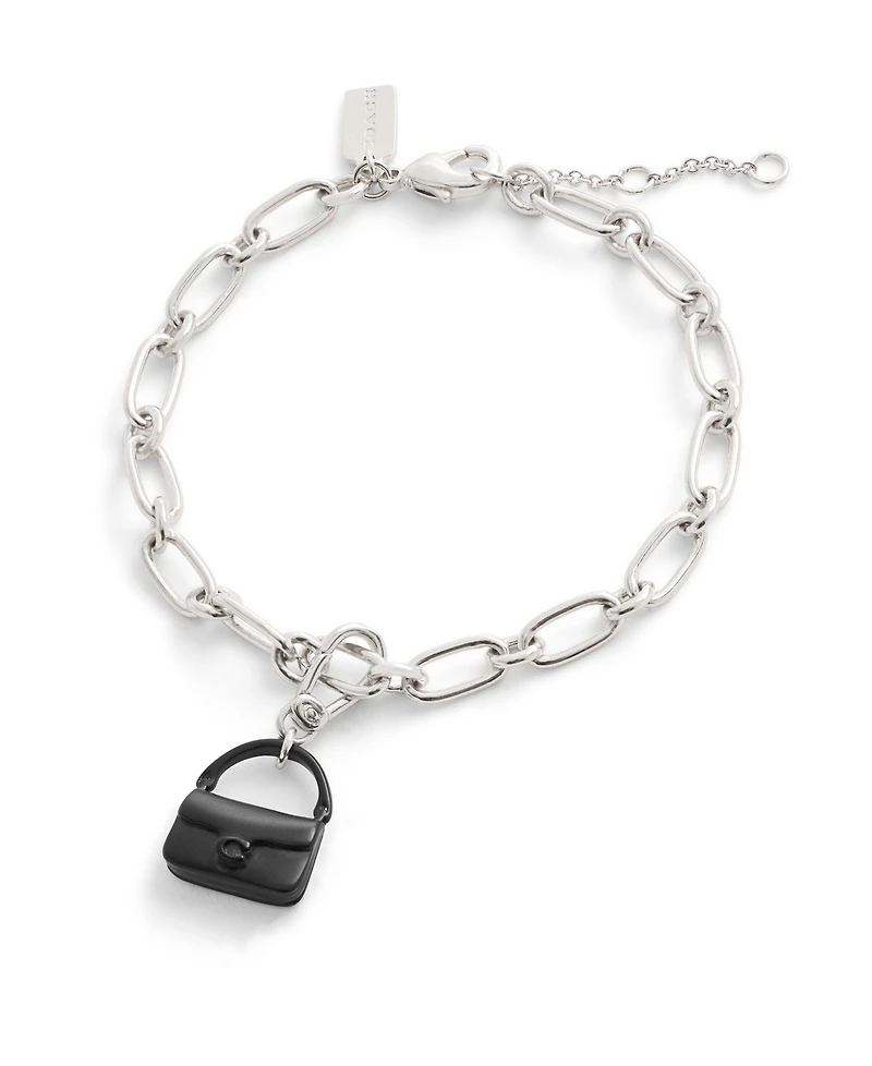 Coach Black Collectible Signature Sculpted C Handbag Jewelry Charm