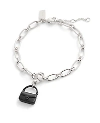 Coach Black Collectible Signature Sculpted C Handbag Jewelry Charm