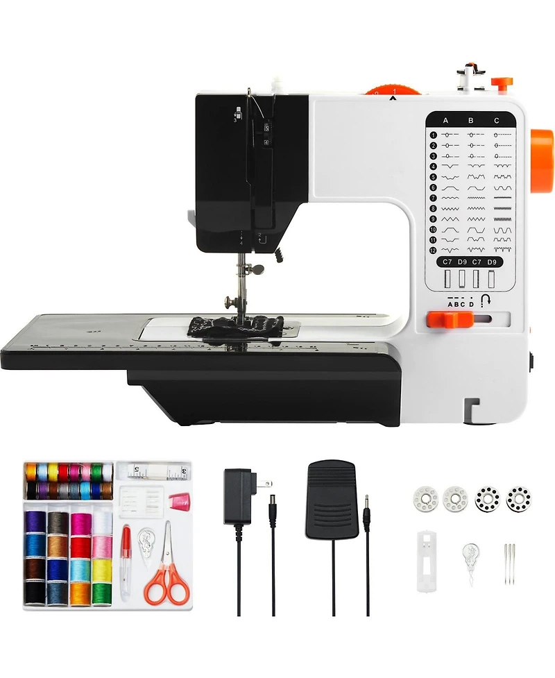 Beginner Sewing Machine with 38 Built-in Stitches & Complete Accessory Kit