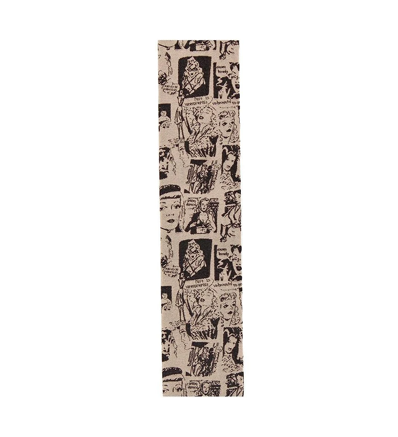 Trafalgar Men's Vintage Comic Art Novelty Silk Button End Suspenders