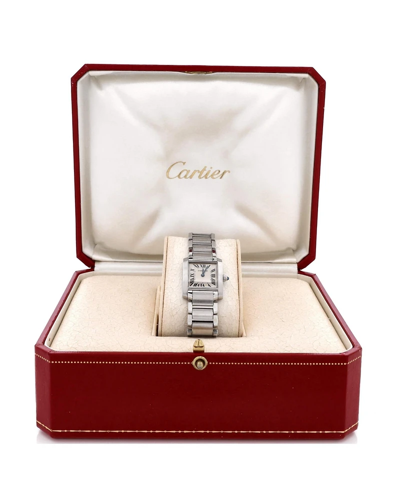 Pre-Owned Cartier Tank Francaise Quartz Watch in Stainless Steel 20mm