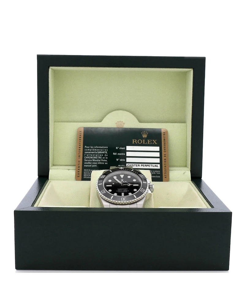 Pre-Owned Rolex Oyster Perpetual Submariner Automatic Watch in Stainless Steel and Cerachrom 40mm