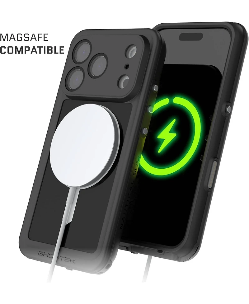 Ghostek iPhone 17 Pro Nautical Slim Case, MagSafe Compatible, Non Slip Grip Protection