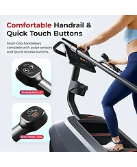 Sunny Health & Fitness Premium Ultimate Incline Decline Treadmill