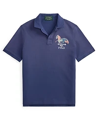 Polo Ralph Lauren Men's Short-Sleeve Ribbed Collar Shirt