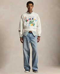 Polo Ralph Lauren Men's Peace Love Surf Graphic Sweatshirt