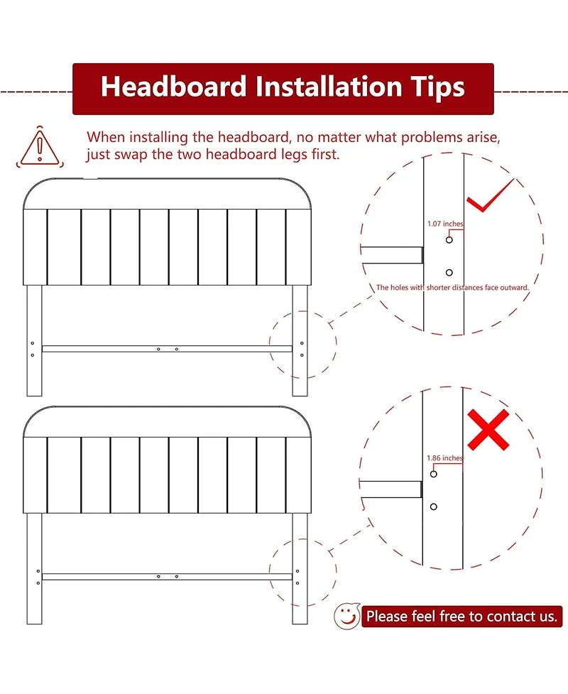gaomon Boucle Upholstered Platform 2 Storage Drawers Bookcase Headboard Noise-Free Easy Assembly No Box Spring Children Bed