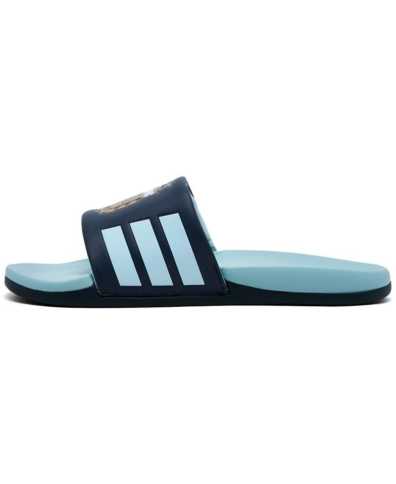 Adidas Men's Adilette Comfort 2.0 Argentina Slide Sandals from Finish Line