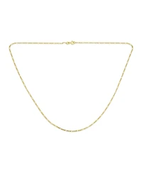 Bling Jewelry Ultra Thin Lightweight 1.2MM .925 Sterling Silver Figaro Link Chain Necklace 16"