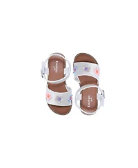 Bebe Big Girls Sandals – Cute Fashion Flat Sandals and Summer Shoes with Ankle Strap (ToddlerLittle KidBig