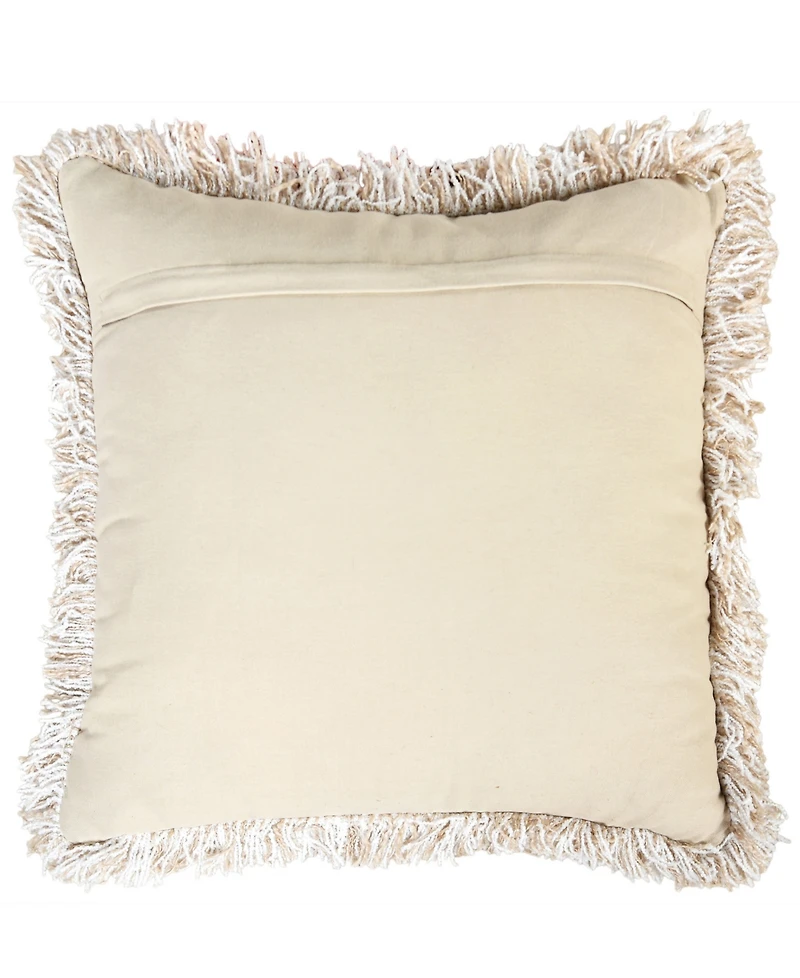 Rizzy Home Gertrude Cotton Blend Decorative Pillow, 20" x 20"