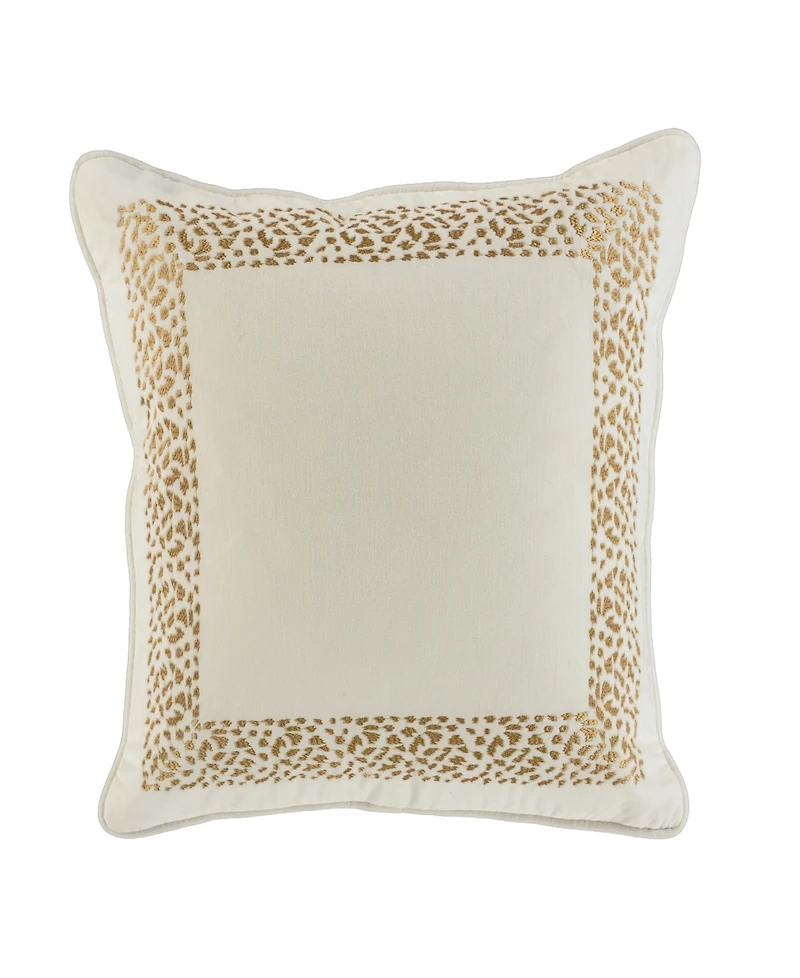 Rizzy Home Catherine Cotton Decorative Pillow, 22" x 22"