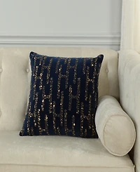 Rizzy Home Lucy Cotton Decorative Pillow, 18" x