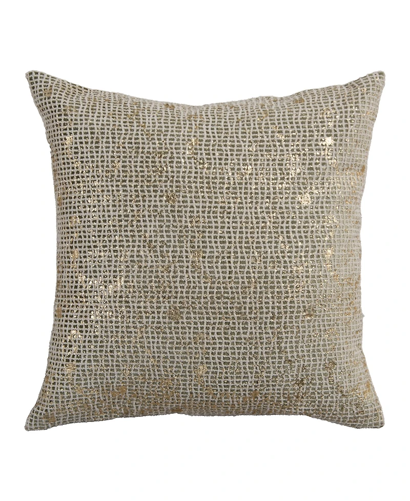Rizzy Home June Velvet Decorative Pillow, 22" x 22"