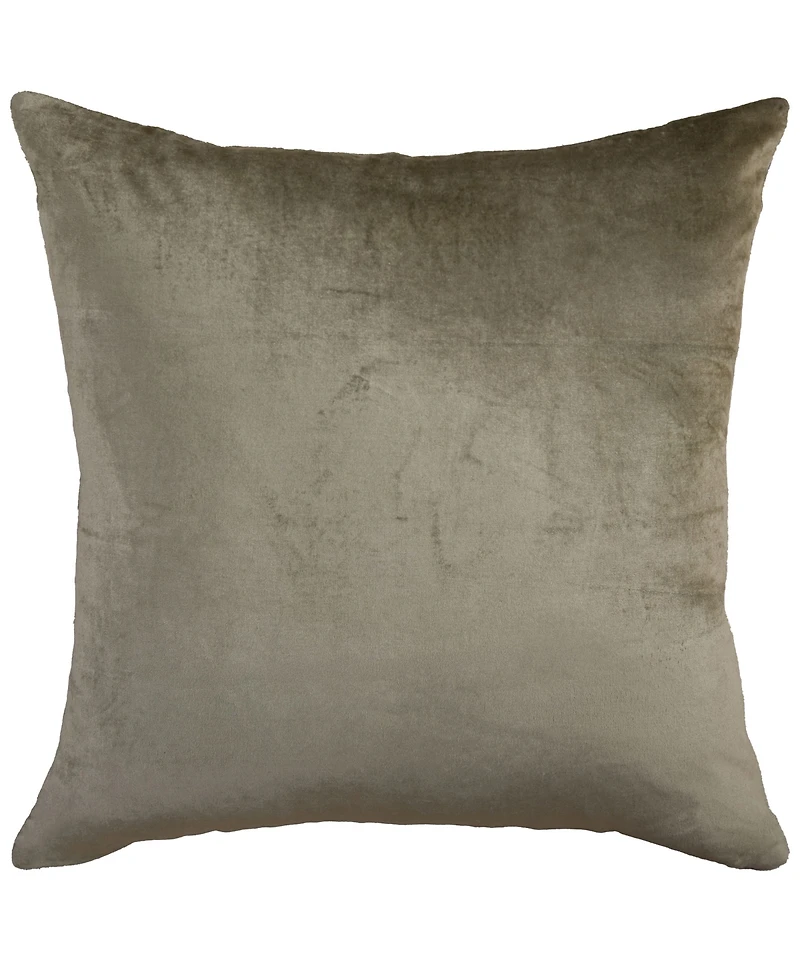 Rizzy Home Katy Velvet Decorative Pillow, 22" x 22"