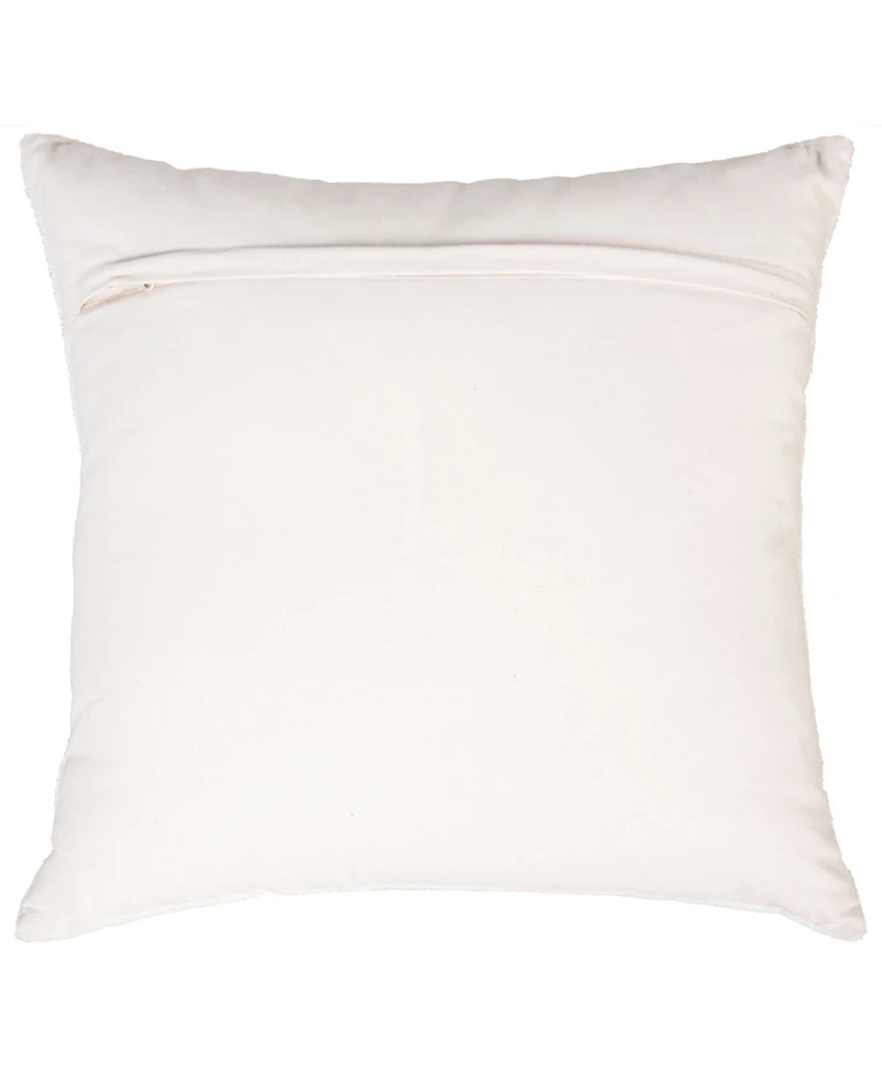 Rizzy Home Margaret Cotton Decorative Pillow, 20" x 20"