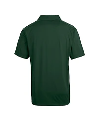 Cutter & Buck Men's Midnight Green Philadelphia Eagles Textured Stretch Short Sleeve Polo Shirt