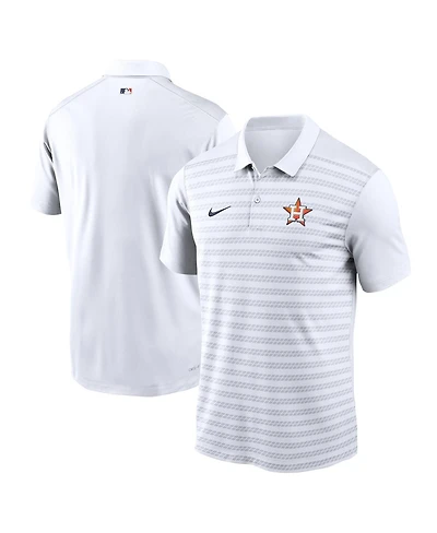 Nike Men's White Houston Astros Authentic Collection Victory Dri-fit Polo Shirt
