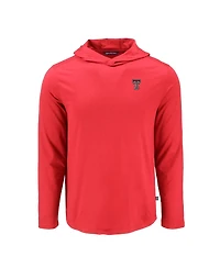 Cutter & Buck Men's Red Texas Tech Raiders Coastline Epic Comfort Eco Long Sleeve Hoodie
