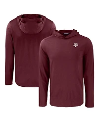 Cutter & Buck Men's Maroon Texas A&M Aggies Coastline Epic Comfort Eco Long Sleeve Hoodie