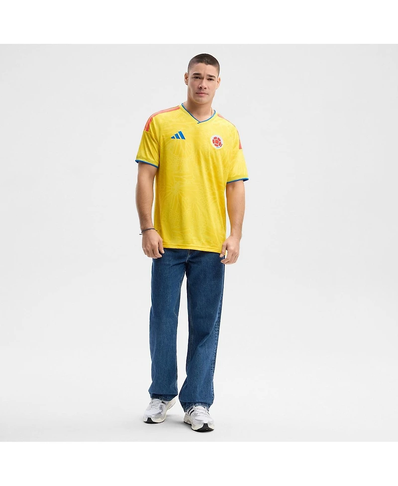 Adidas Men's Yellow Colombia National Team Fifa x World Cup 2026 Home Replica Jersey