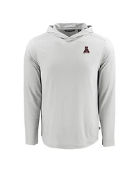 Cutter & Buck Men's Gray Alabama Crimson Tide Coastline Epic Comfort Eco Long Sleeve Hoodie