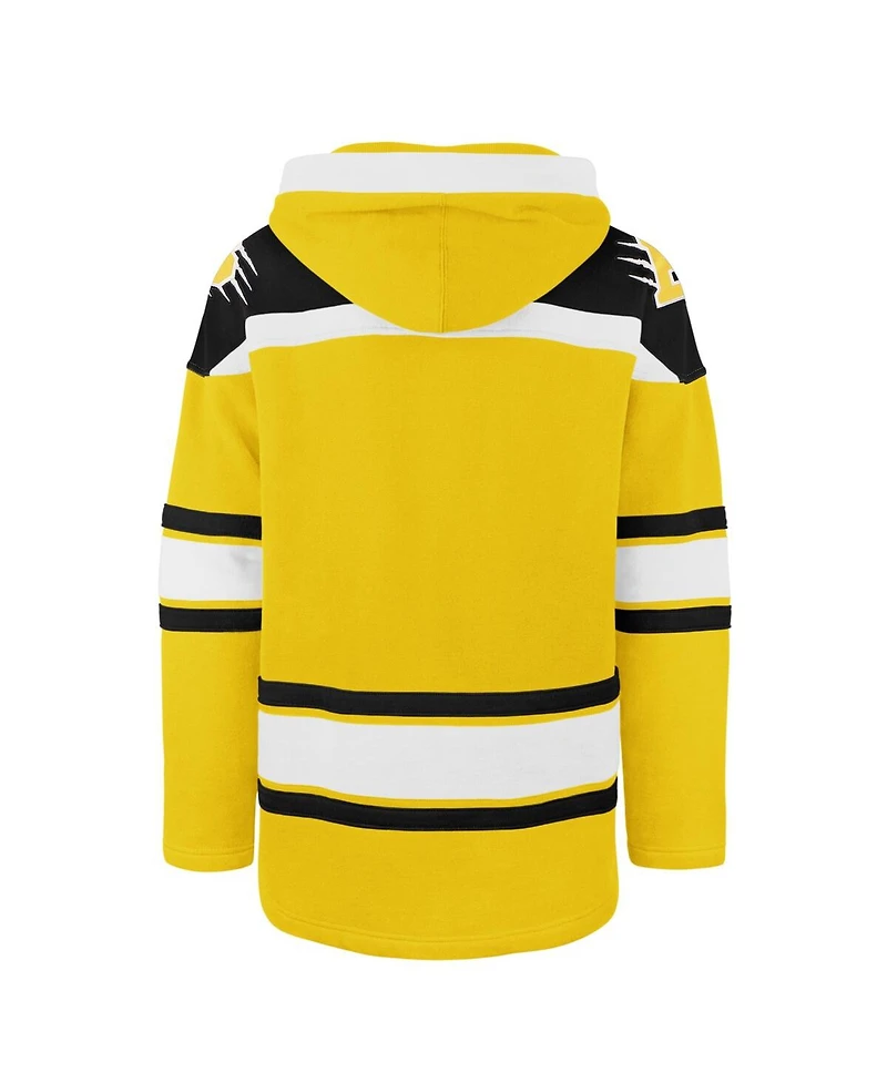 '47 Brand Men's Gold Boston Bruins 2026 Nhl Stadium Series Superior Lacer Hoodie