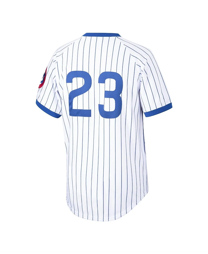 Mitchell & Ness Men's Ryne Sandberg White Chicago Cubs Cooperstown Collection 1987 Authentic Player Jersey