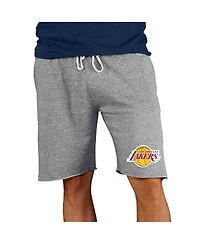 Concepts Sport Men's Gray Los Angeles Lakers Mainstream Terry Shorts