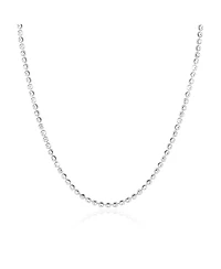 The Lovery Moon Bead Chain Necklace Sterling Silver