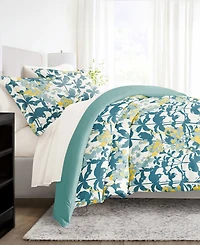 ienjoy Home Bedding Bundle Patterned 6-Piece Comforter with Duvet Cover Set