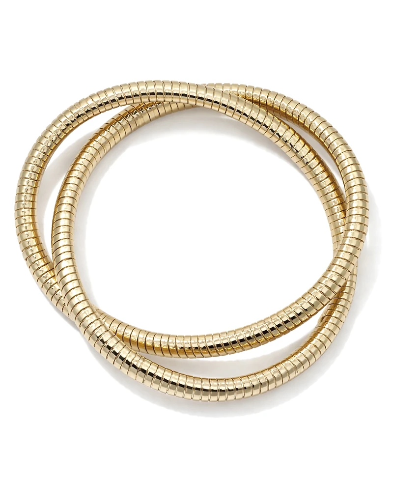 And Now This Interlocking Double Twisted Stretch Bracelet