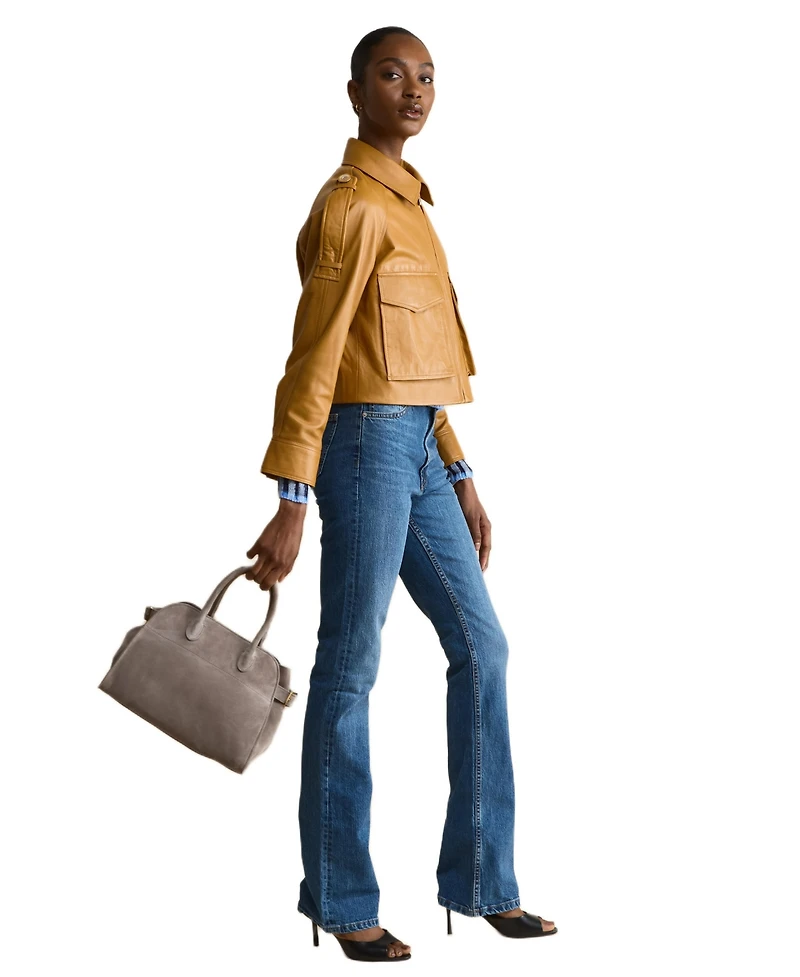 Furniq Uk Women's Leather Jacket